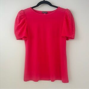 Vince Camuto Eyelet Sleeve Top